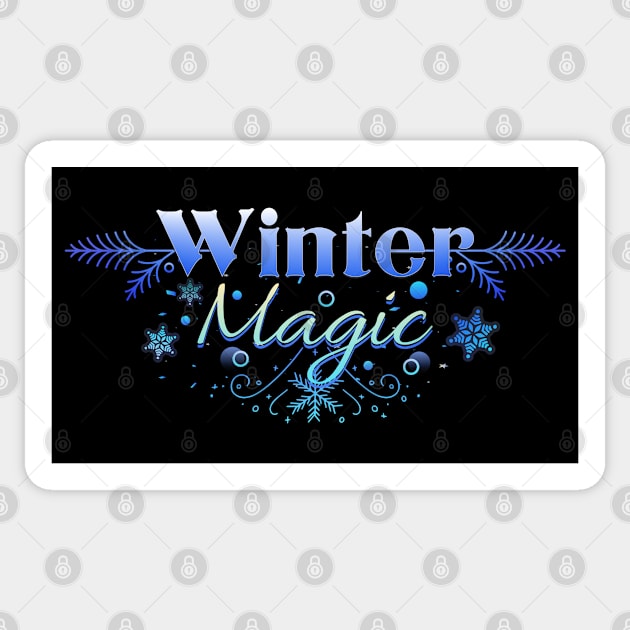 Winter Magic Sticker by mythikcreationz